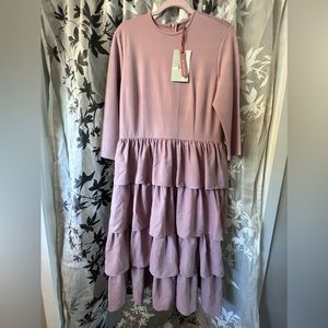 Pink Jesssakae Eiffel Dress in Dusty Lavender